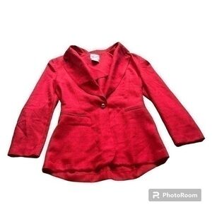 Vintage red Katie Lee blazer jacket